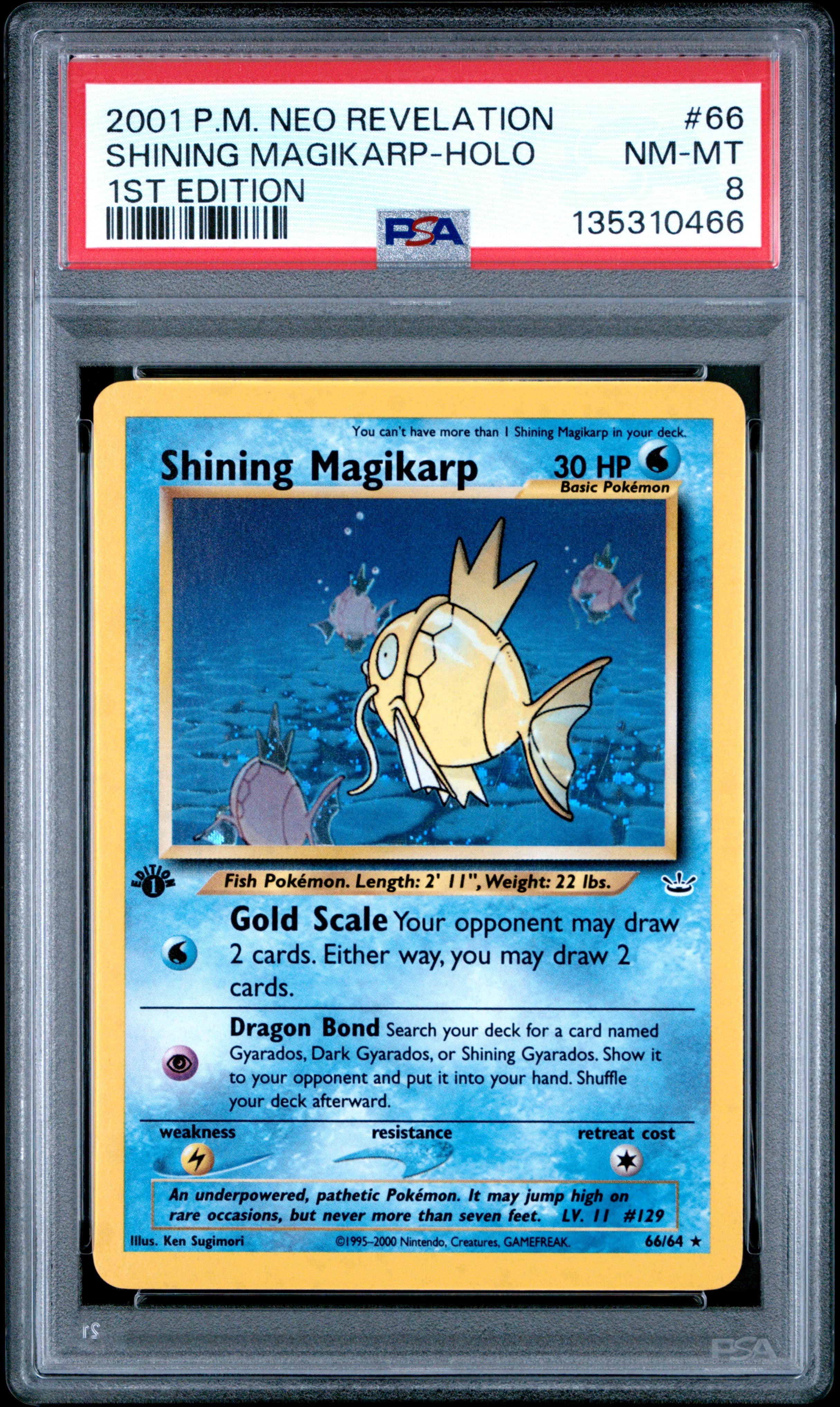 2001 #66 Shining Magikarp-Holo 1